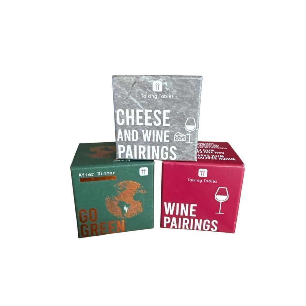 Talking Tables After Dinner Trivia Games Set Of 3